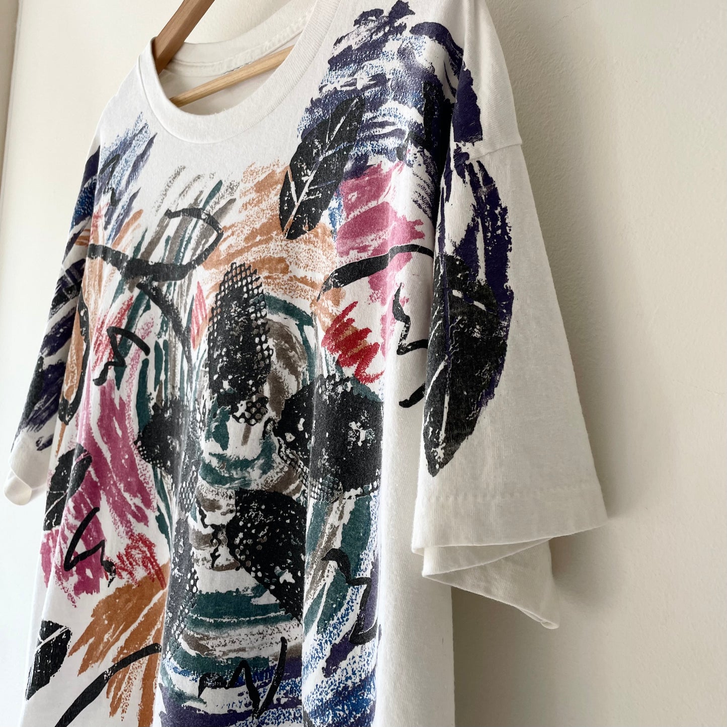 Vintage Abstract Print T-shirt