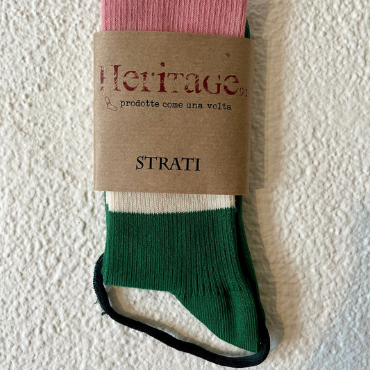 Heritage 9.1 Strati Old Pink & Green